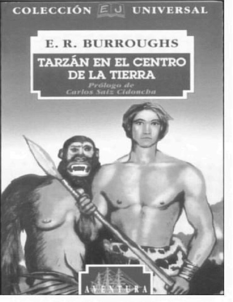 Tarzan en el Centro de la Tierra Burroughs Edgar Rice Kitap Kapağı