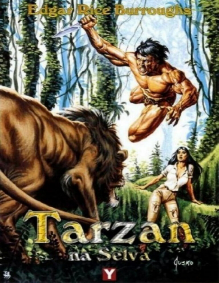 Tarzan na Selva Tarzan Vol6 Edgar Rice Burroughs Kitap Kapağı