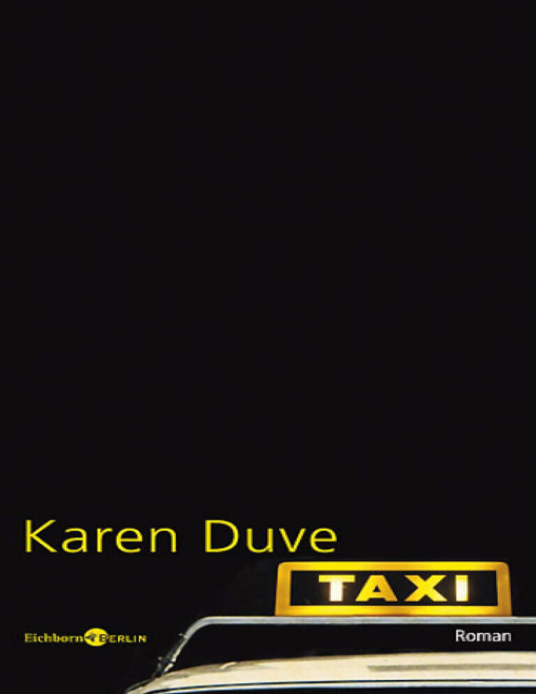 Taxi German Edition Karen Duve Kitap Kapağı