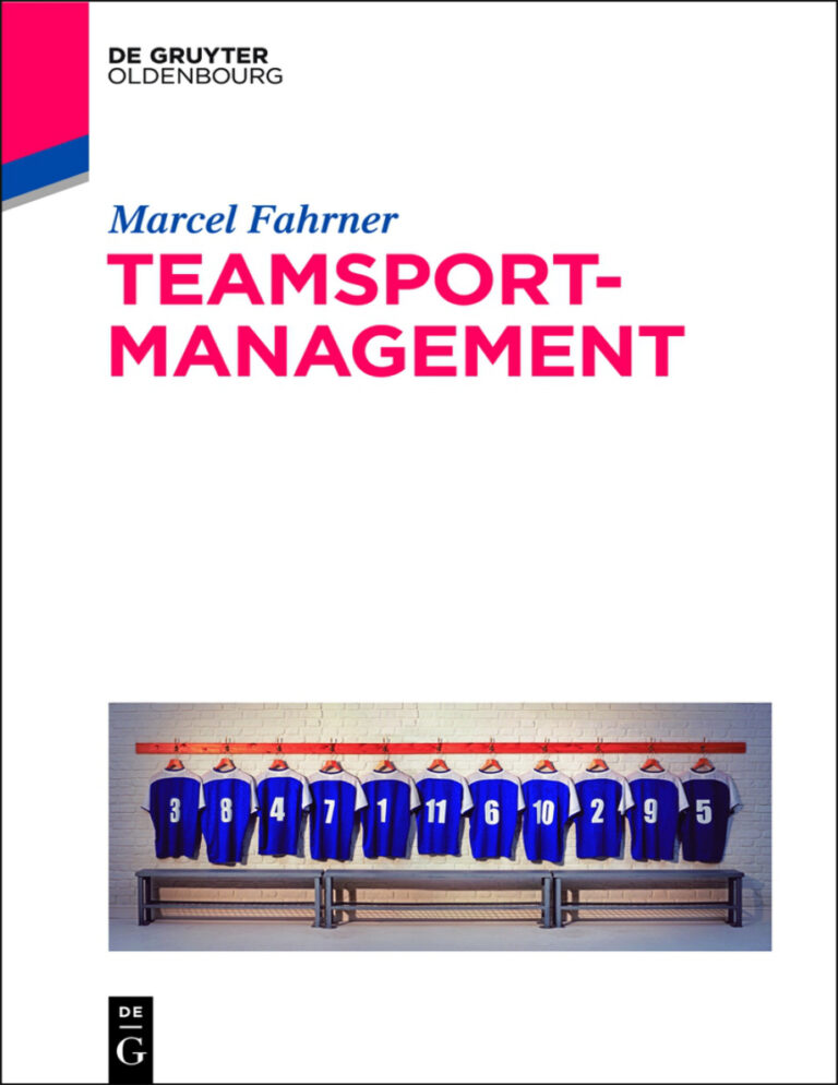Teamsportmanagement German Edition Marcel Fahrner Kitap Kapağı