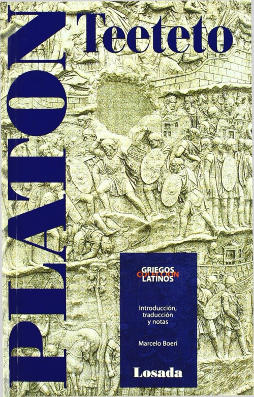 Teeteto Spanish Edition Platon Kitap Kapağı