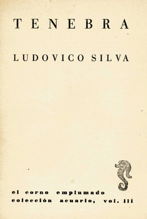 Tenebra Spanish Edition Ludovico Silva Kitap Kapağı