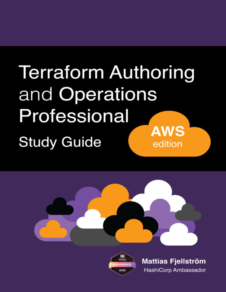 Terraform and Operations Professional Mattias Fjellstrom Kitap Kapağı
