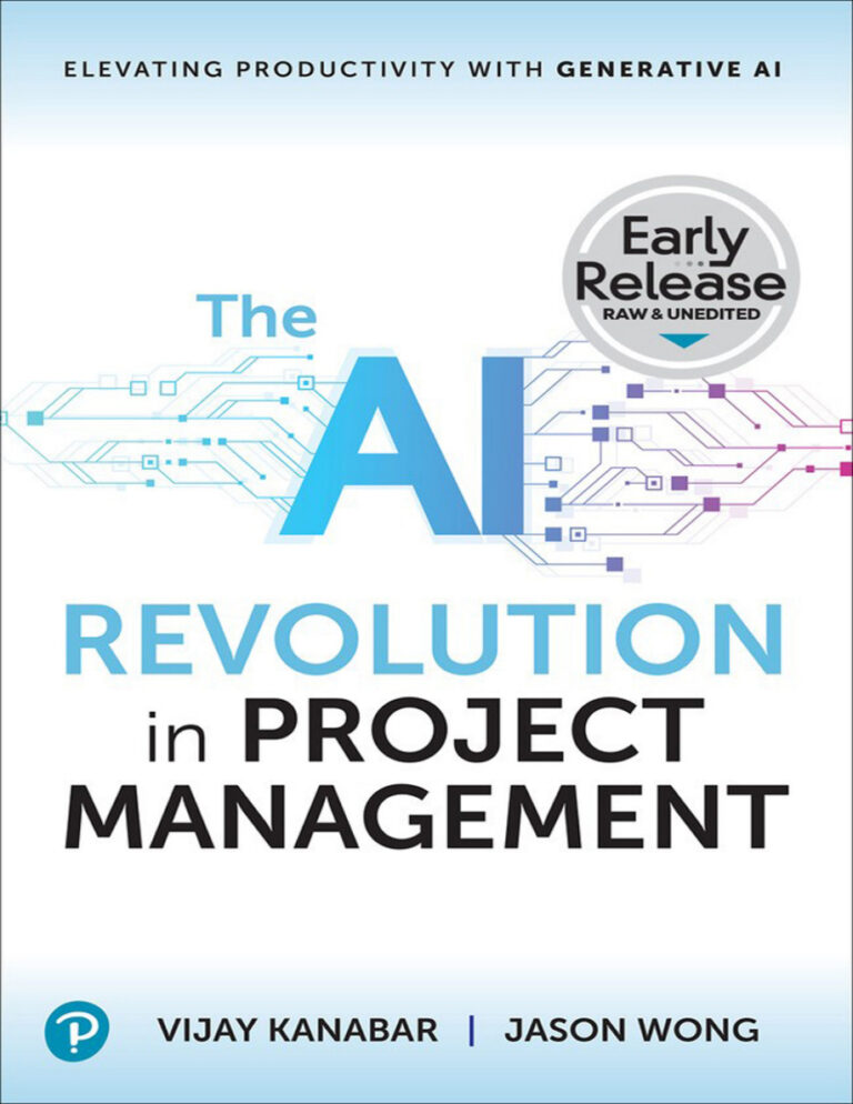 The AI Revolution in Project Management Elevating Productivity with Generative AI Vijay Kanabar Kitap Kapağı
