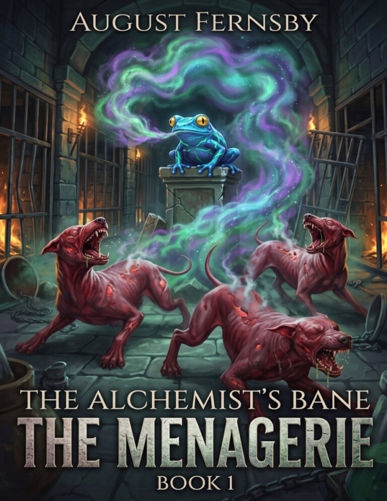 The Alchemists Bane The Menagerie August Fernsby Kitap Kapağı
