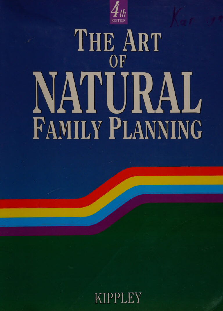 The Art of Natural Family Planning Sheila Kippley Kitap Kapağı