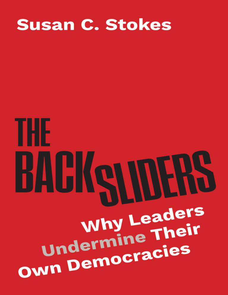 The Backsliders Susan C Stokes Kitap Kapağı