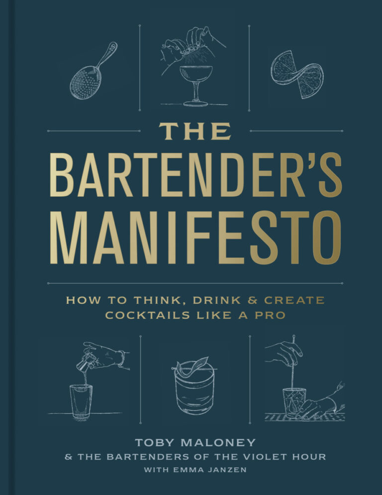 The Bartenders Manifesto Toby Maloney Kitap Kapağı