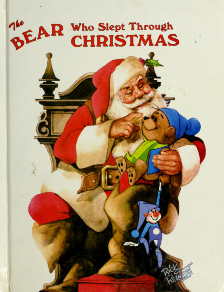 The Bear Who Slept Through Christmas John Barrett Kitap Kapağı