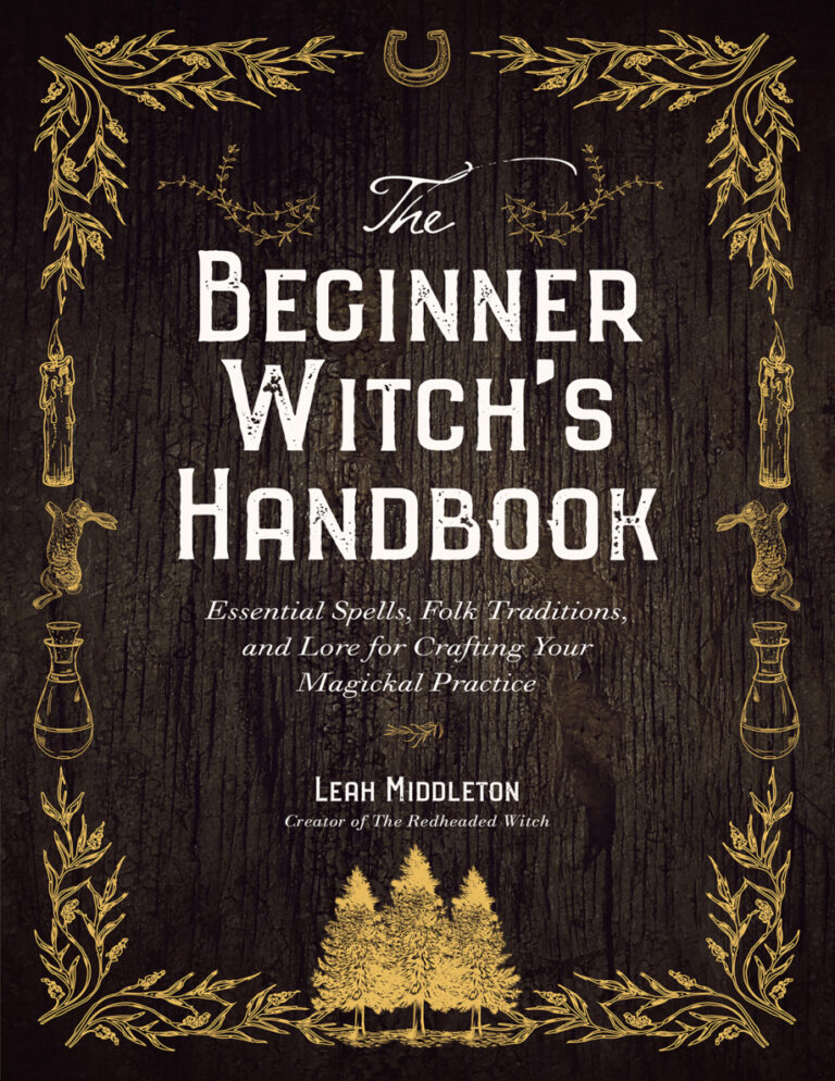 The Beginner Witchs Handbook Leah Middleton Kitap Kapağı