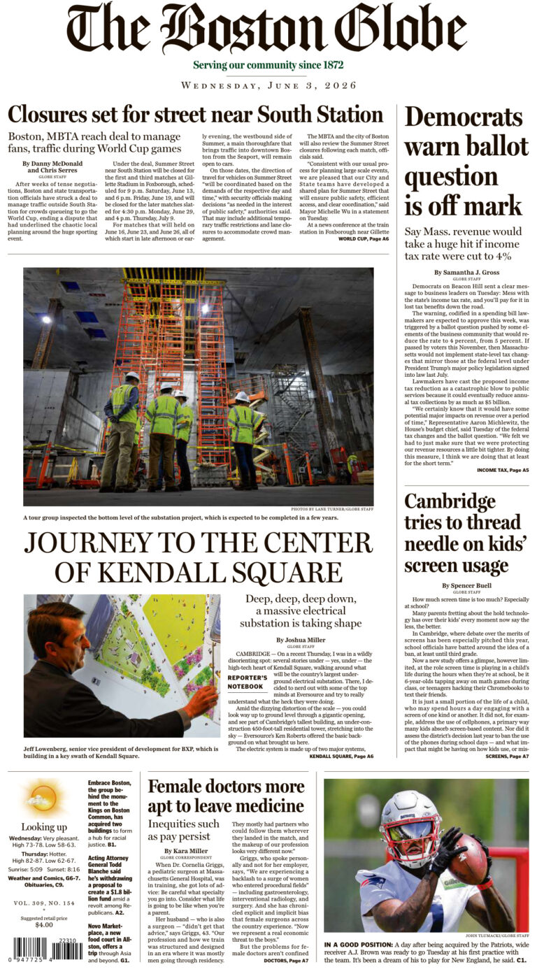 The Boston Globe – June 03, 2026 PDF Download – The Boston Globe