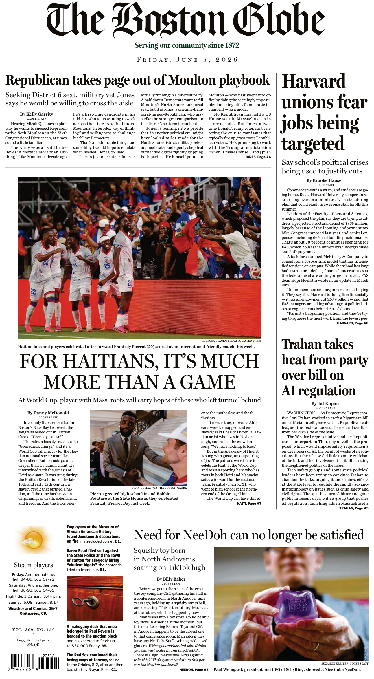 The Boston Globe - June 10, 2026 PDF Download