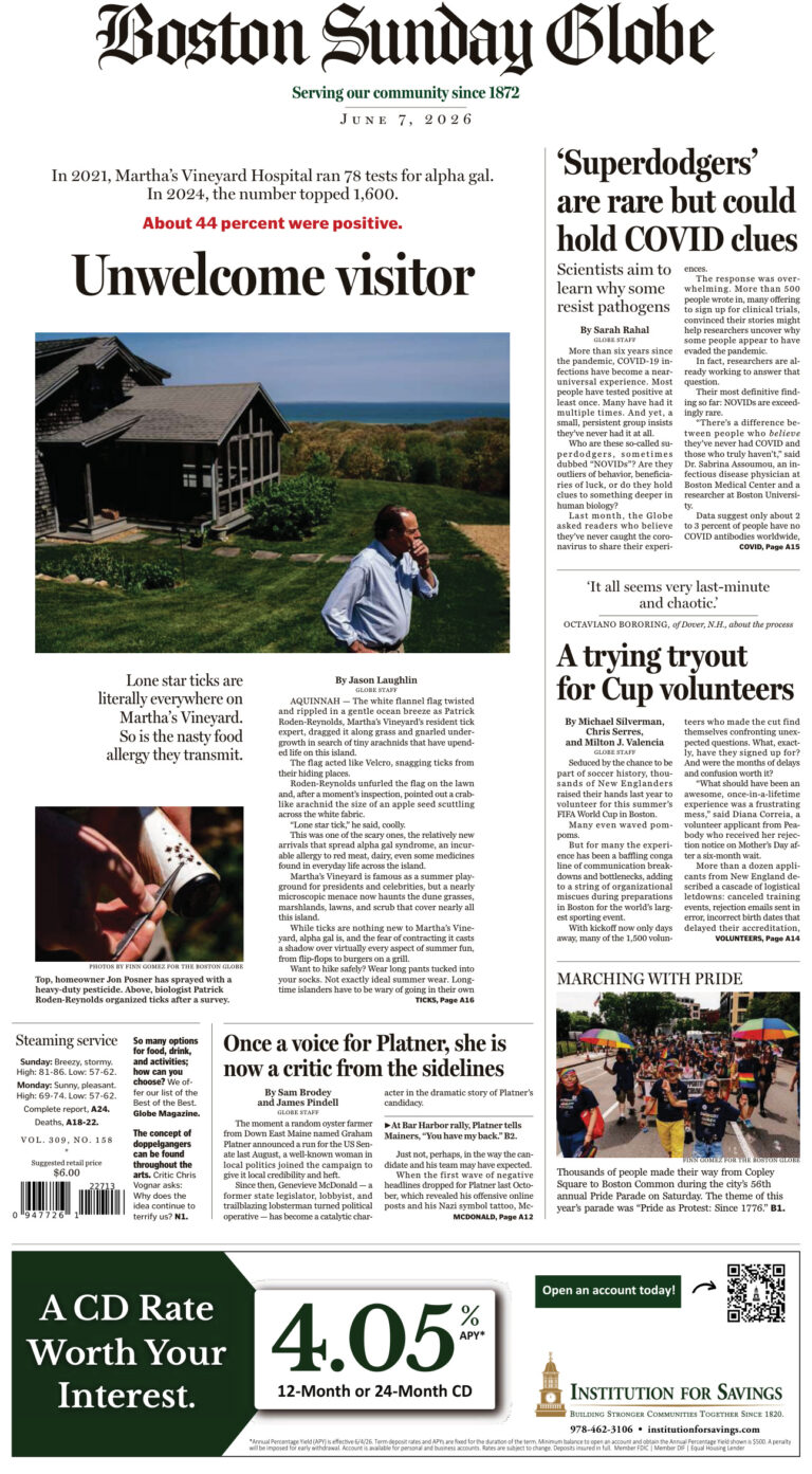 The Boston Sunday Globe – June 07, 2026 PDF Download – The Boston Sunday Globe