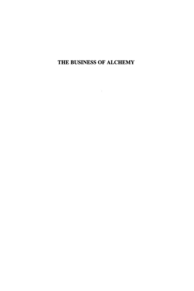 The Business of Alchemy German Edition Pamela H Smith Kitap Kapağı