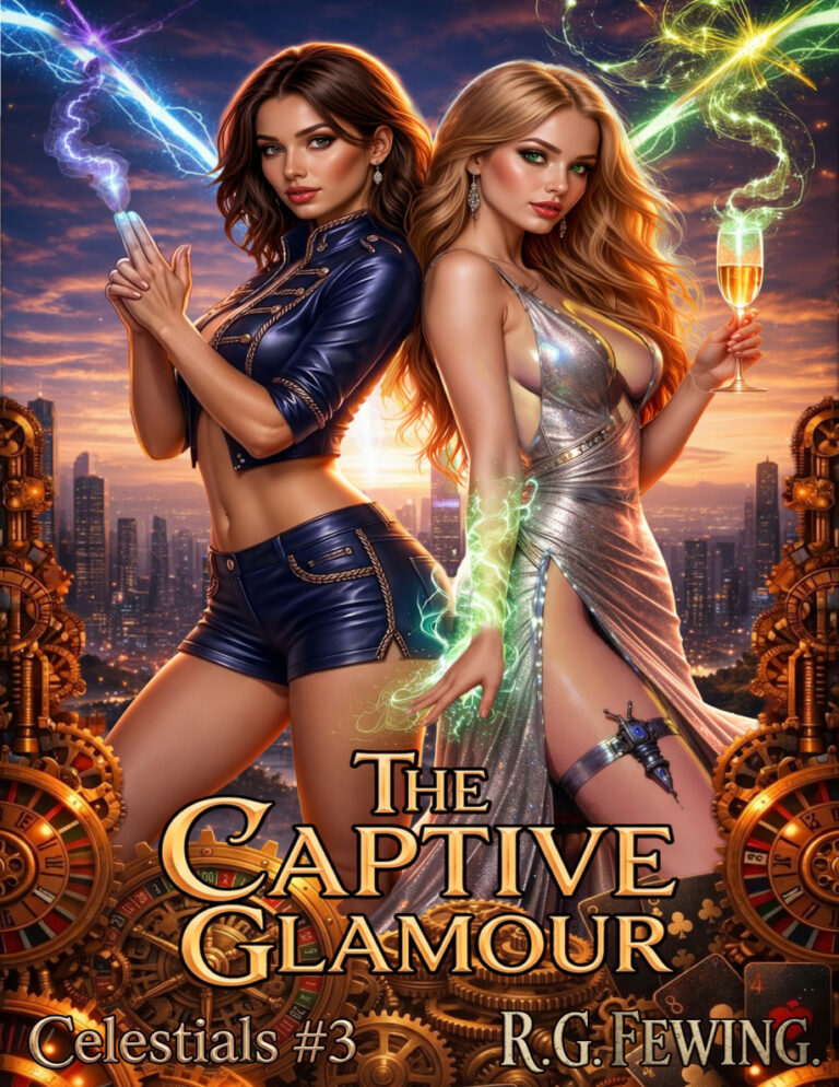 The Captive Glamour The Celestials 3 R G Fewing Kitap Kapağı