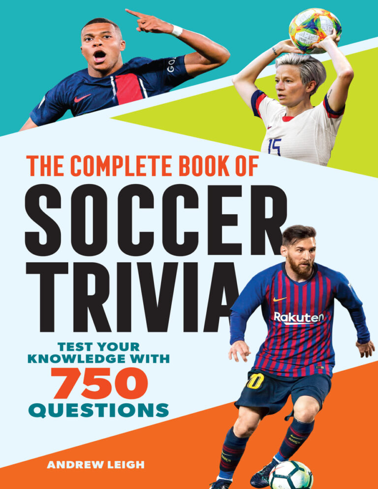 The Complete Book of Soccer Trivia Andrew Leigh Kitap Kapağı