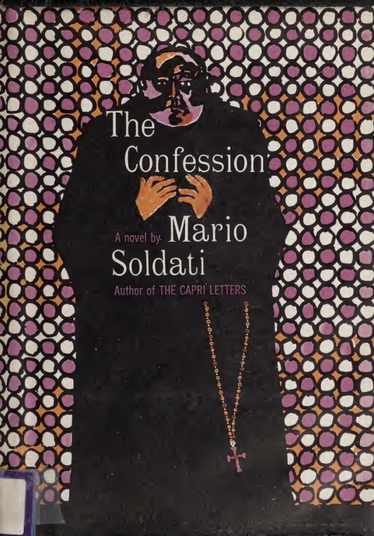 The Confession Mario Soldati Kitap Kapağı