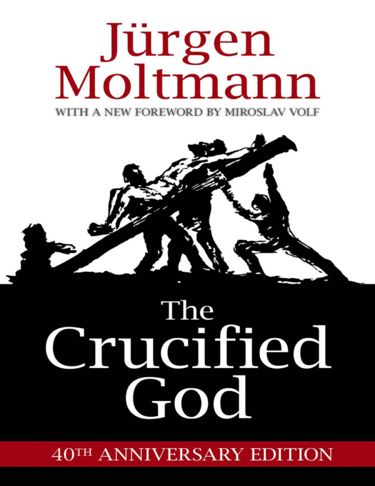 The Crucified God Jurgen Moltmann Kitap Kapağı