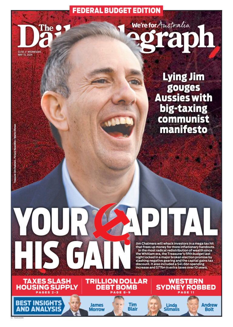 The Daily Telegraph Australia 13 May 2026 The Daily Telegraph Australia Kitap Kapağı