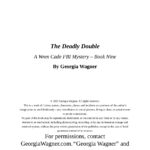 The Deadly Double Georgia Wagner Kitap Kapağı
