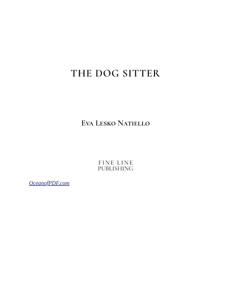 The Dog Sitter Eva Lesko Natiello Kitap Kapağı