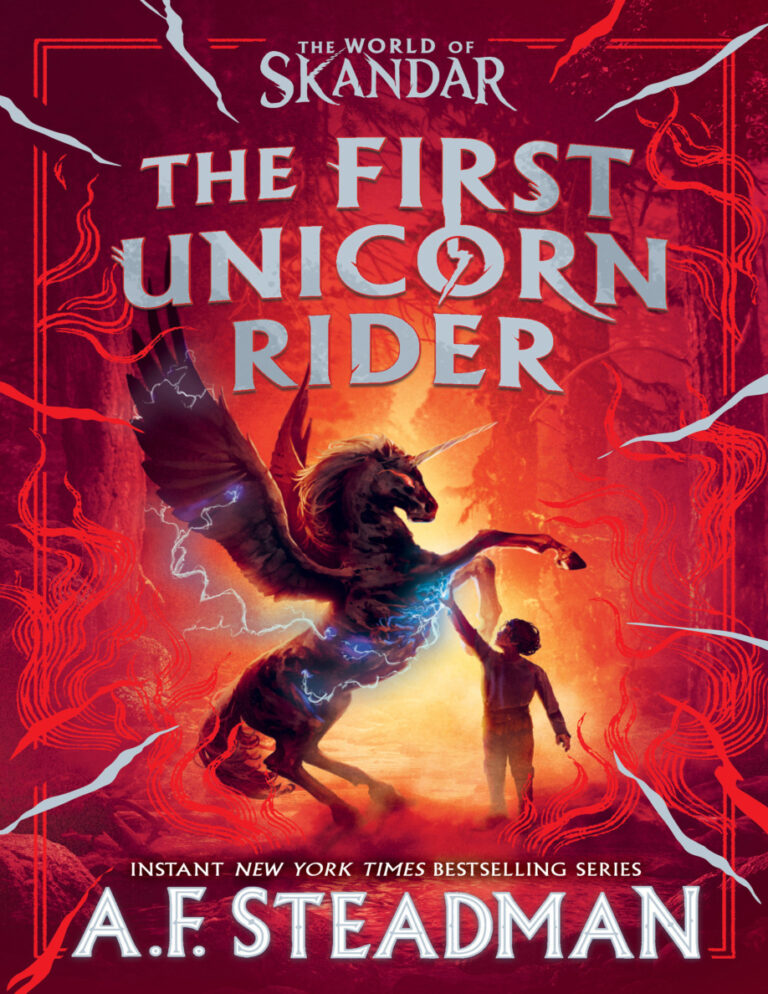 The First Unicorn Rider A F Steadman Kitap Kapağı
