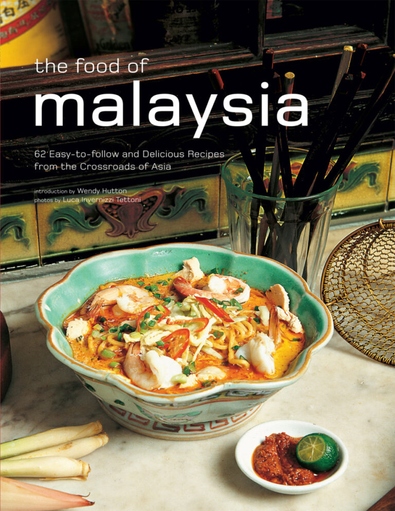 The Food of Malaysia Wendy Hutton Kitap Kapağı