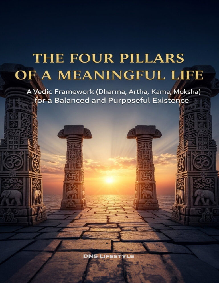 The Four Pillars of a Meaningful Life DNS Lifestyle English Kitap Kapağı