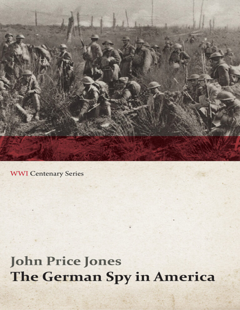 The German Spy in America John Price Jones Kitap Kapağı