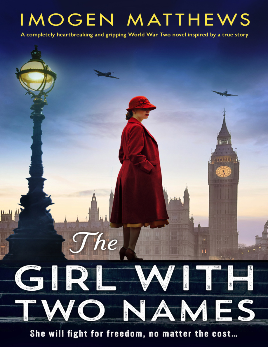 The Girl with Two Names Imogen Matthews Kitap Kapağı