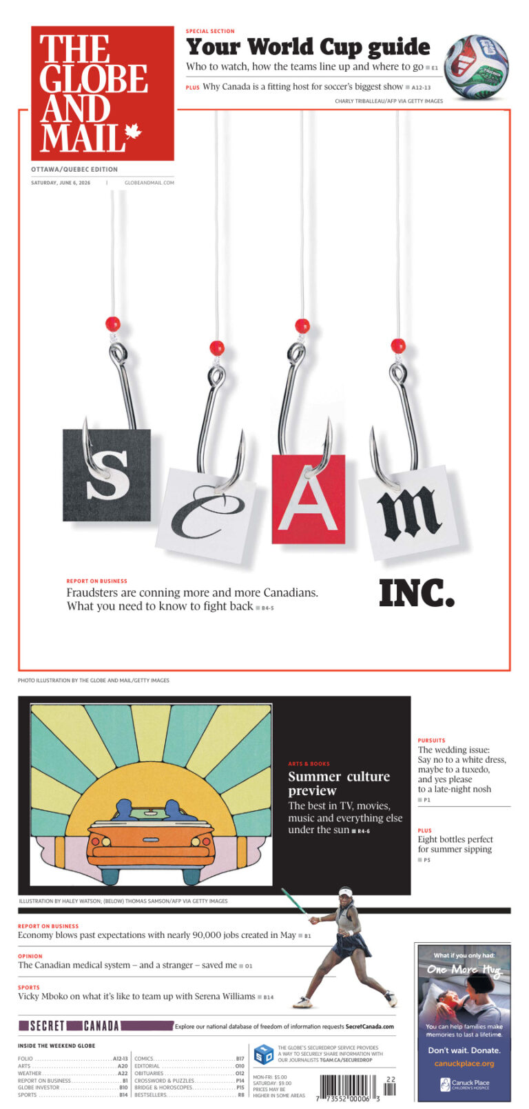 The Globe and Mail – Ottawa/Quebec Edition June 06, 2026 PDF Download – The Globe and Mail