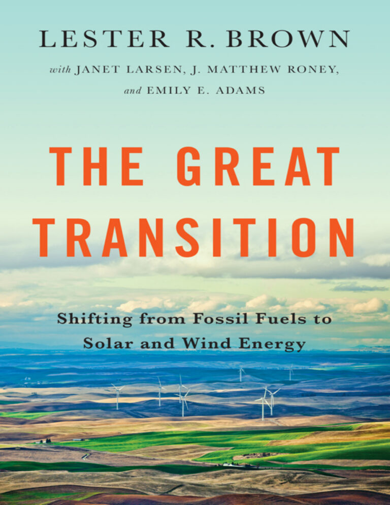 The Great Transition Lester R Brown Kitap Kapağı
