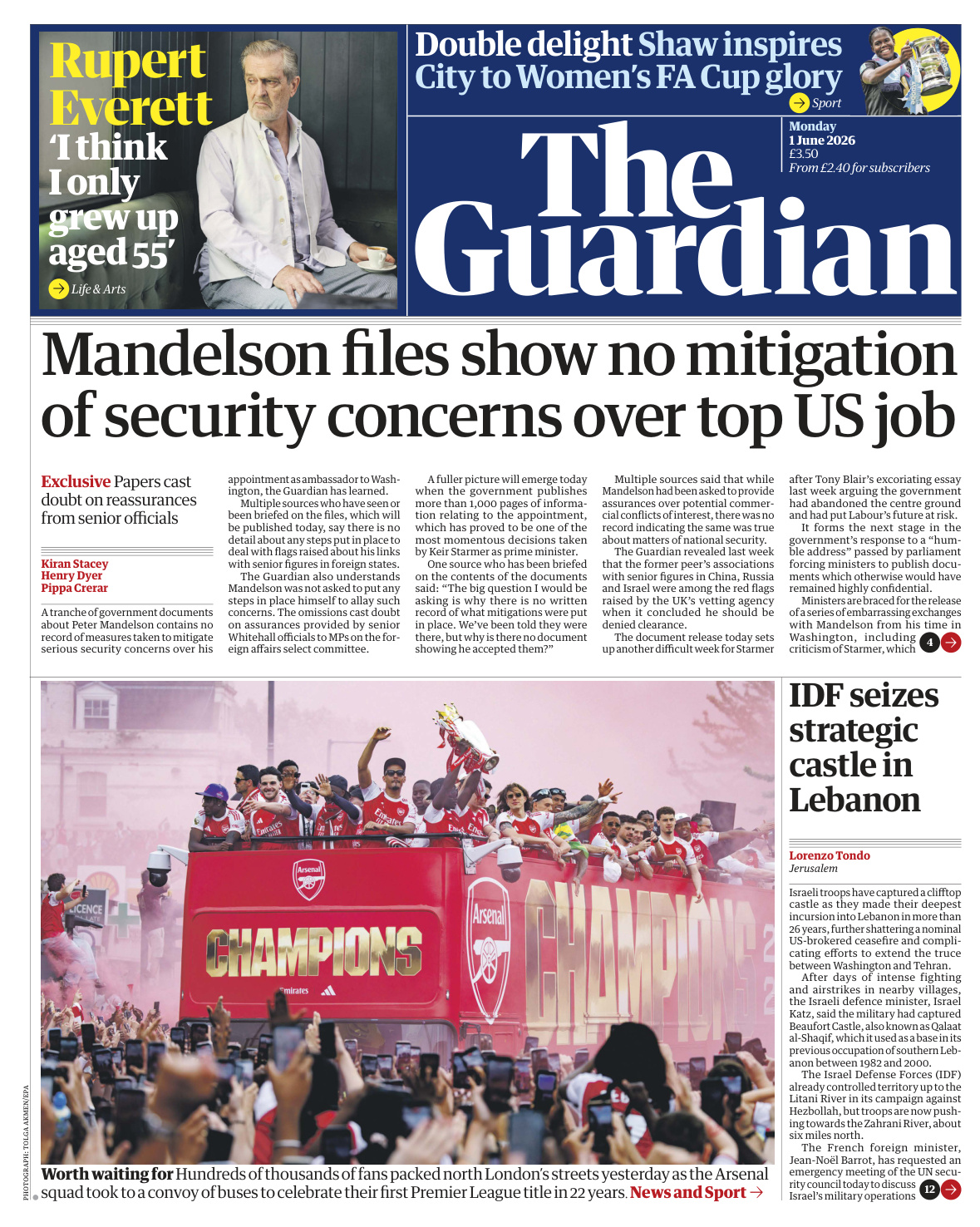 The Guardian - June 01, 2026 PDF Download