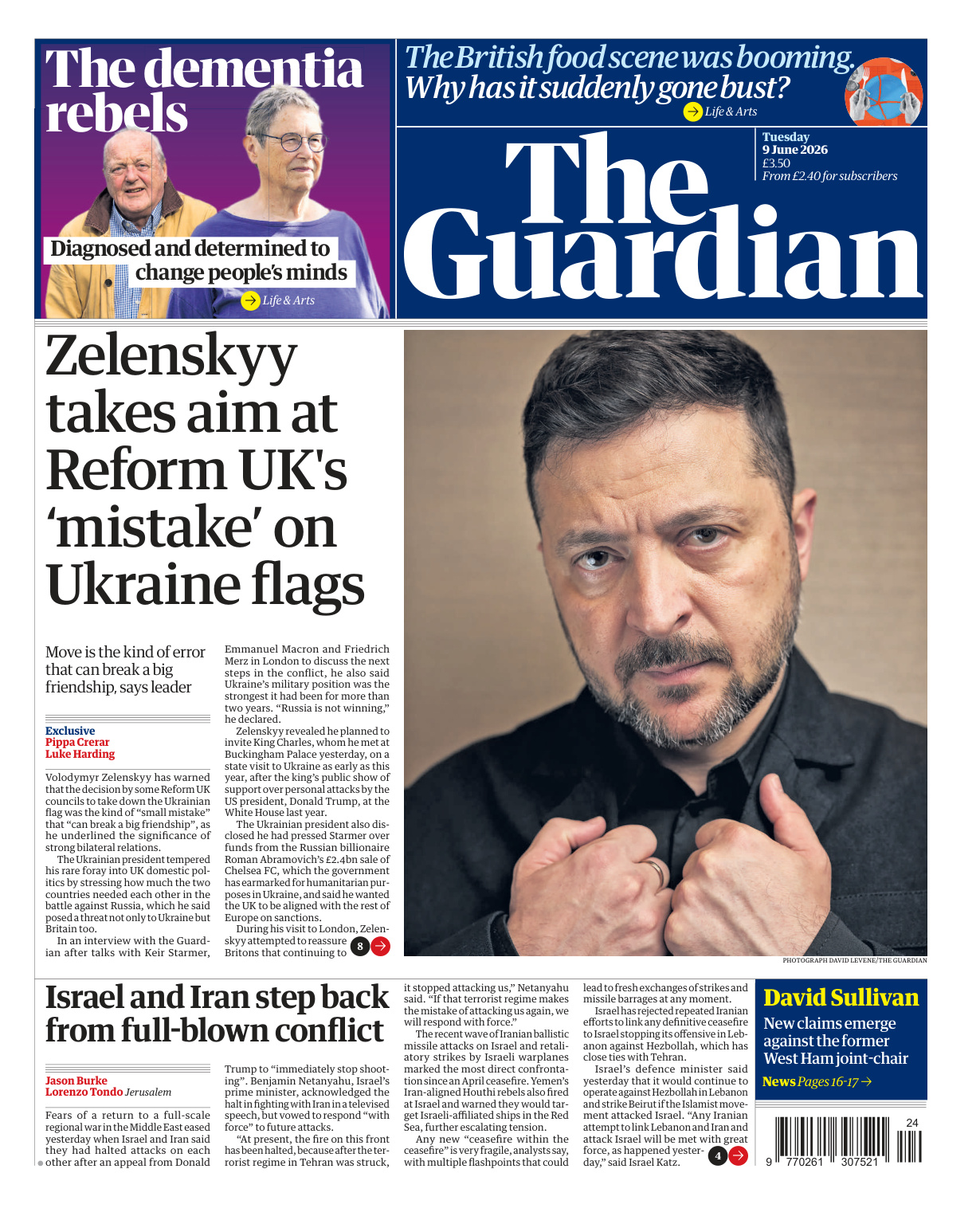 The Guardian June 09 2026 The Guardian Kitap Kapağı
