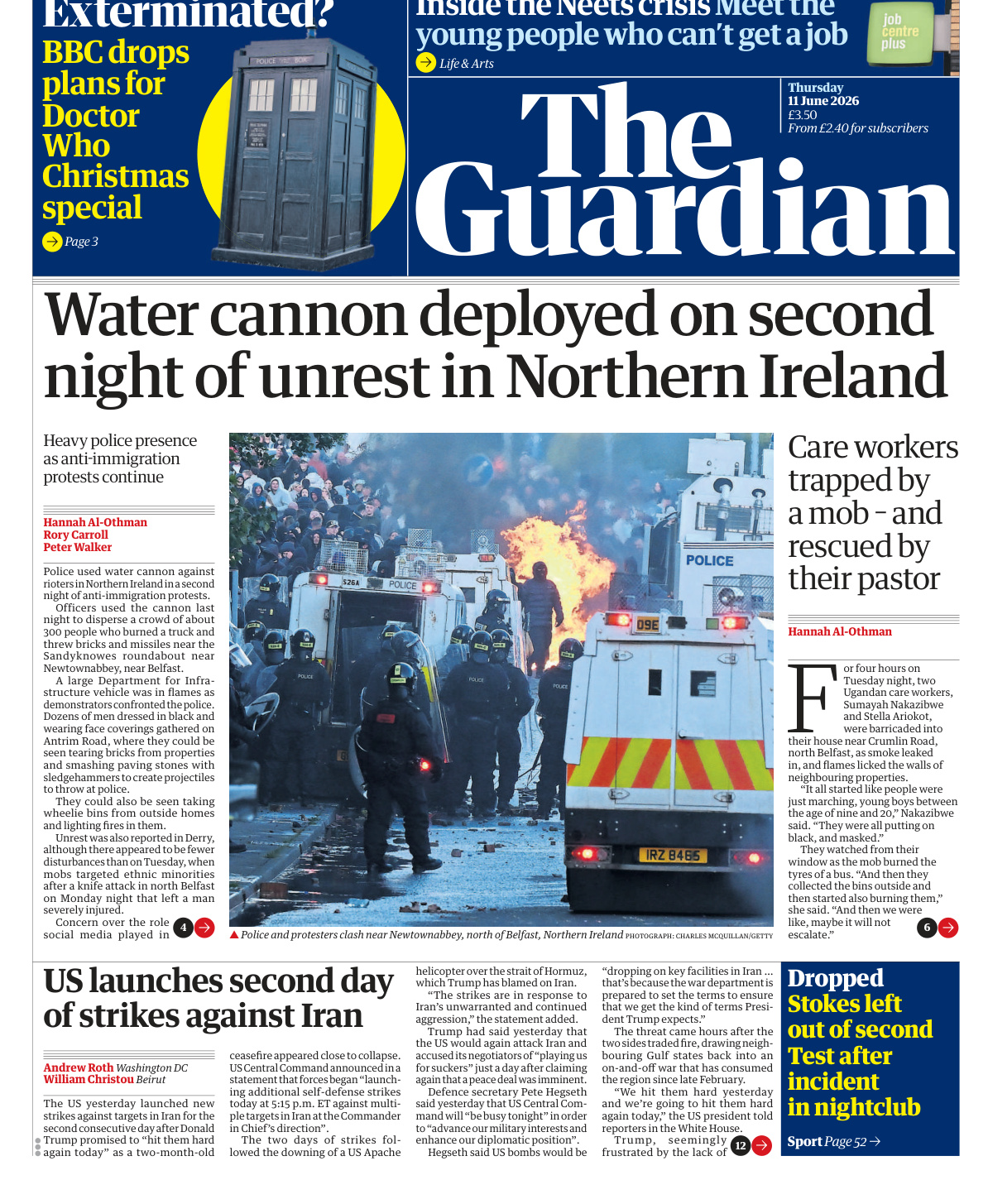 The Guardian June 11 2026 The Guardian Kitap Kapağı