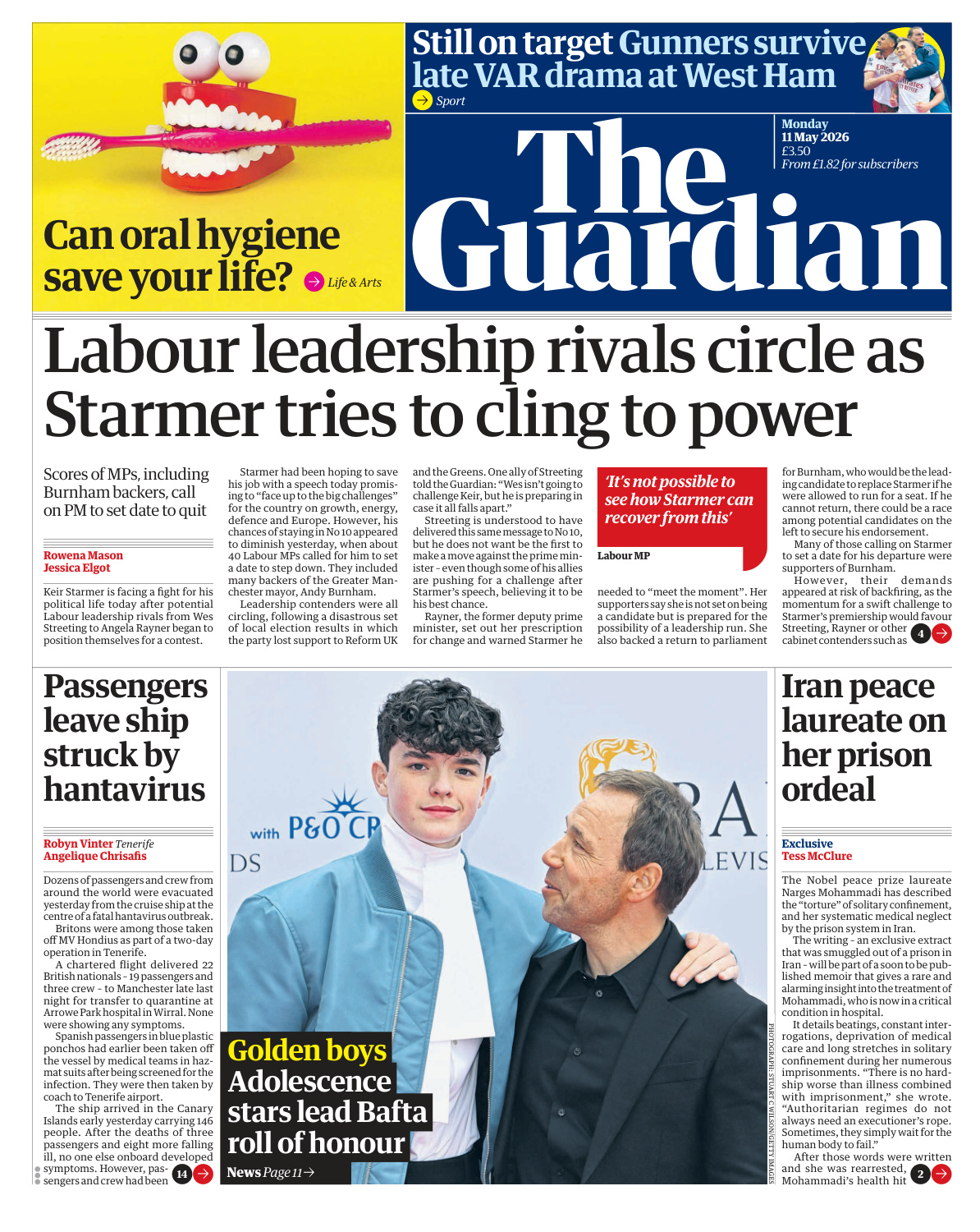 The Guardian May 11 2026 The Guardian Kitap Kapağı