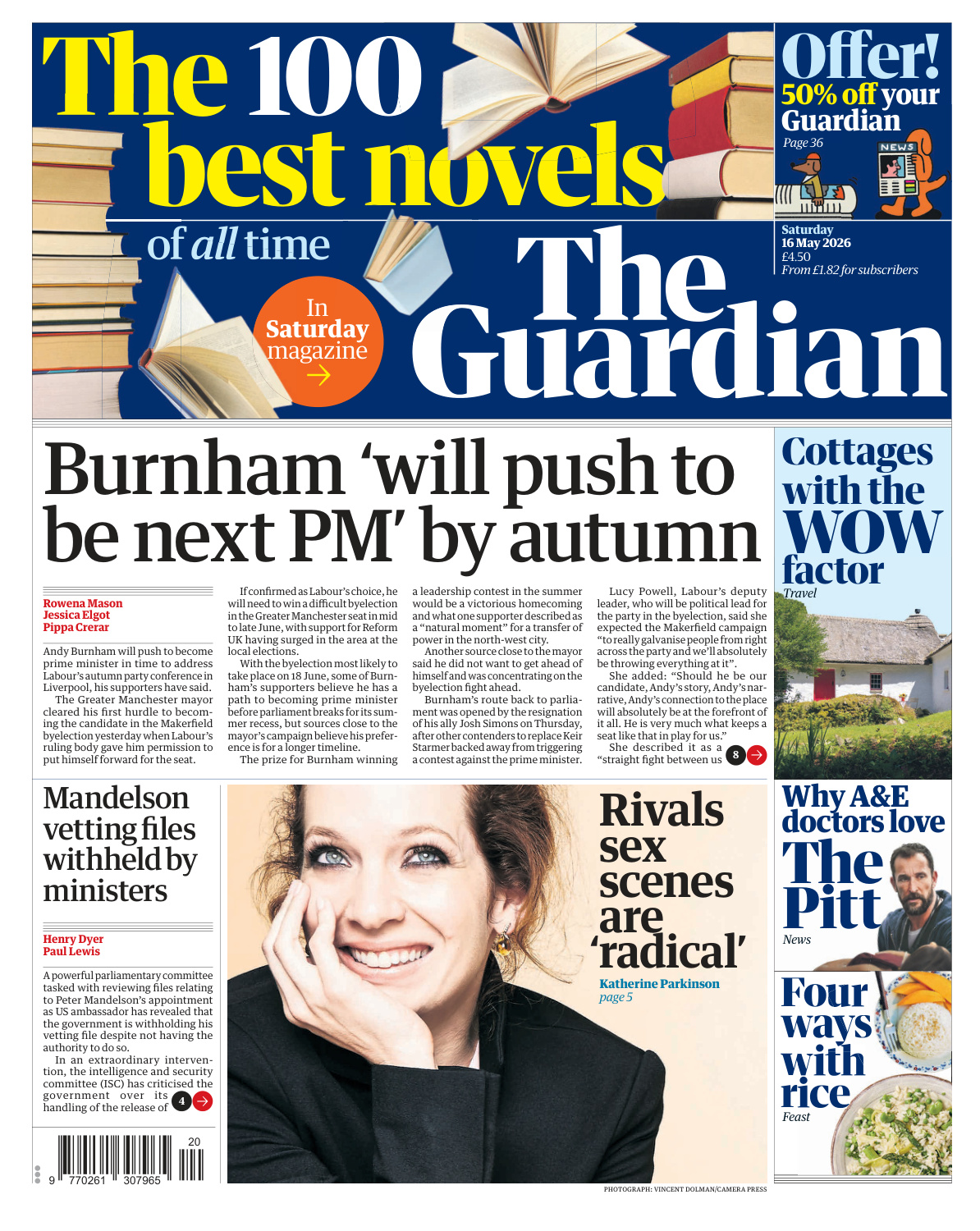 The Guardian May 16 2026 The Guardian Kitap Kapağı