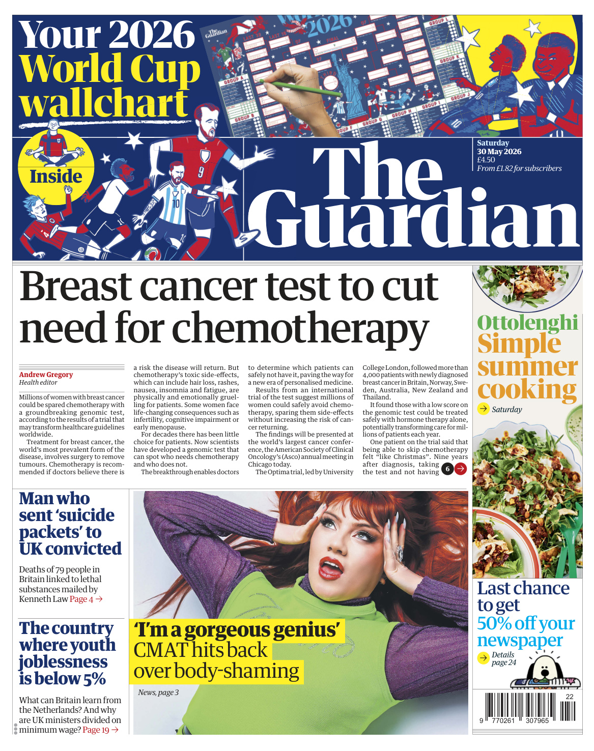 The Guardian May 30 2026 The Guardian Kitap Kapağı
