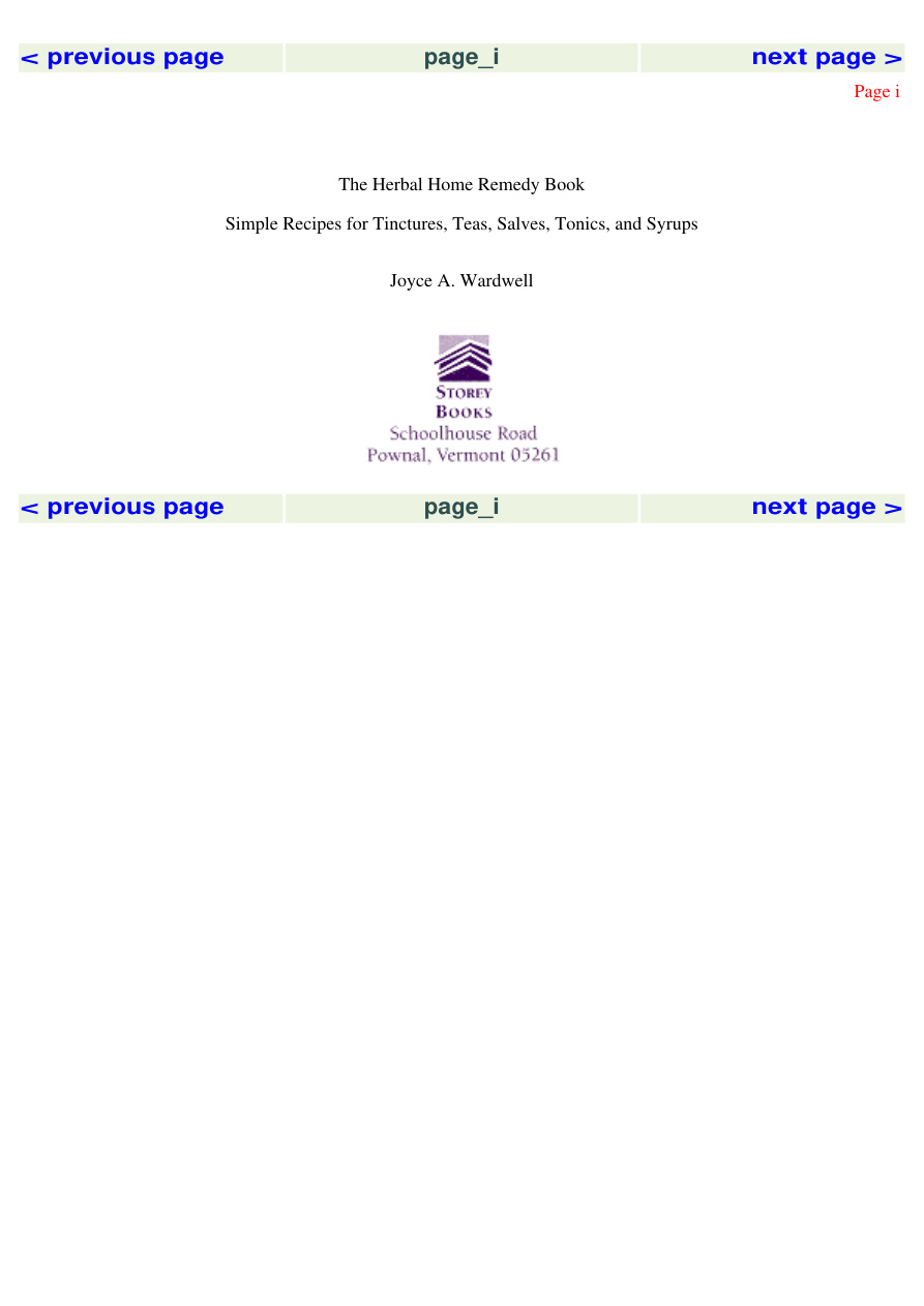 The Herbal Home Remedy Book PDF Download