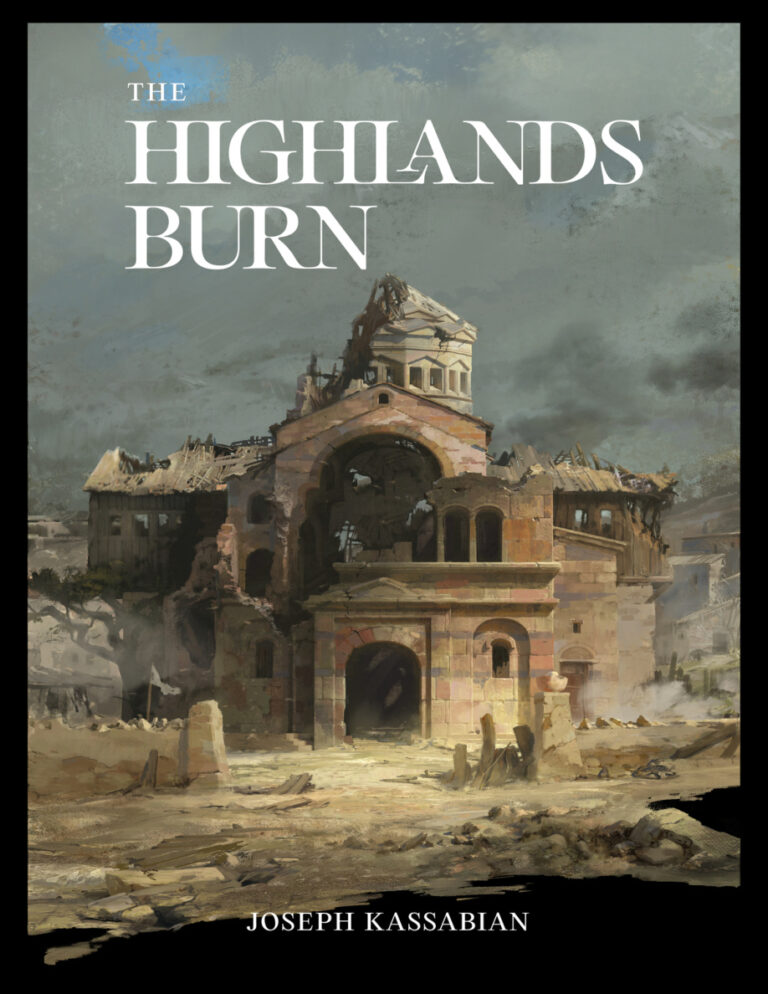 The Highlands Burn Joseph Kassabian Kitap Kapağı