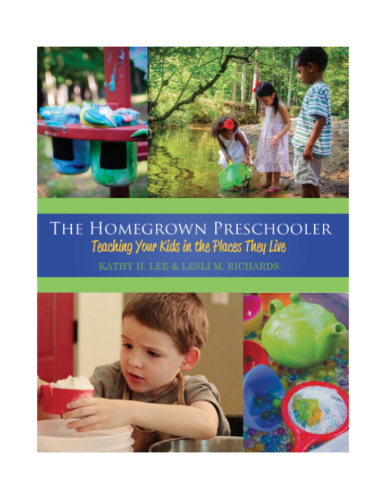 The Homegrown Preschooler Kathy Lee Kitap Kapağı