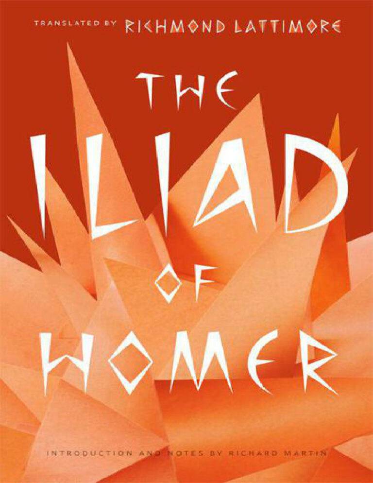 The Iliad of Homer translated by Richmond Lattimore Kitap Kapağı