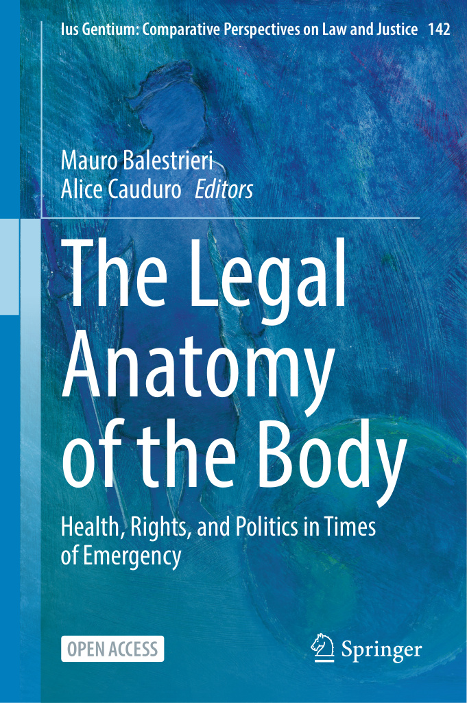 The Legal Anatomy of the Body Mauro Balestrieri Kitap Kapağı