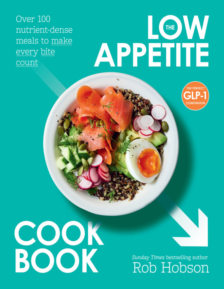 The Low Appetite Cookbook Rob Hobson Kitap Kapağı