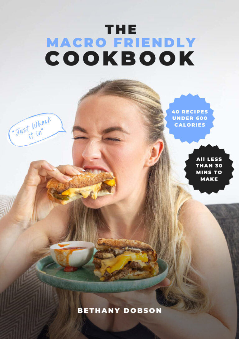 The Macro Friendly Cookbook Bethany Dobson Kitap Kapağı