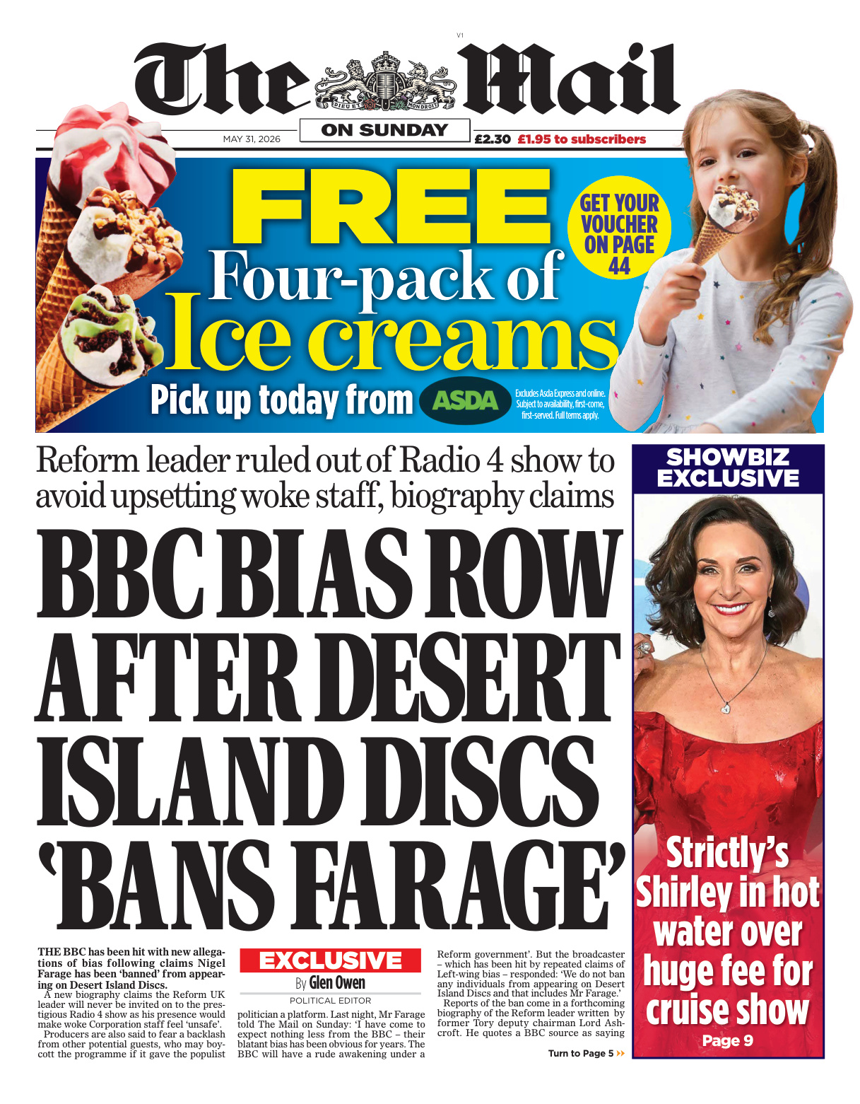 The Mail on Sunday - May 31 2026 PDF Download