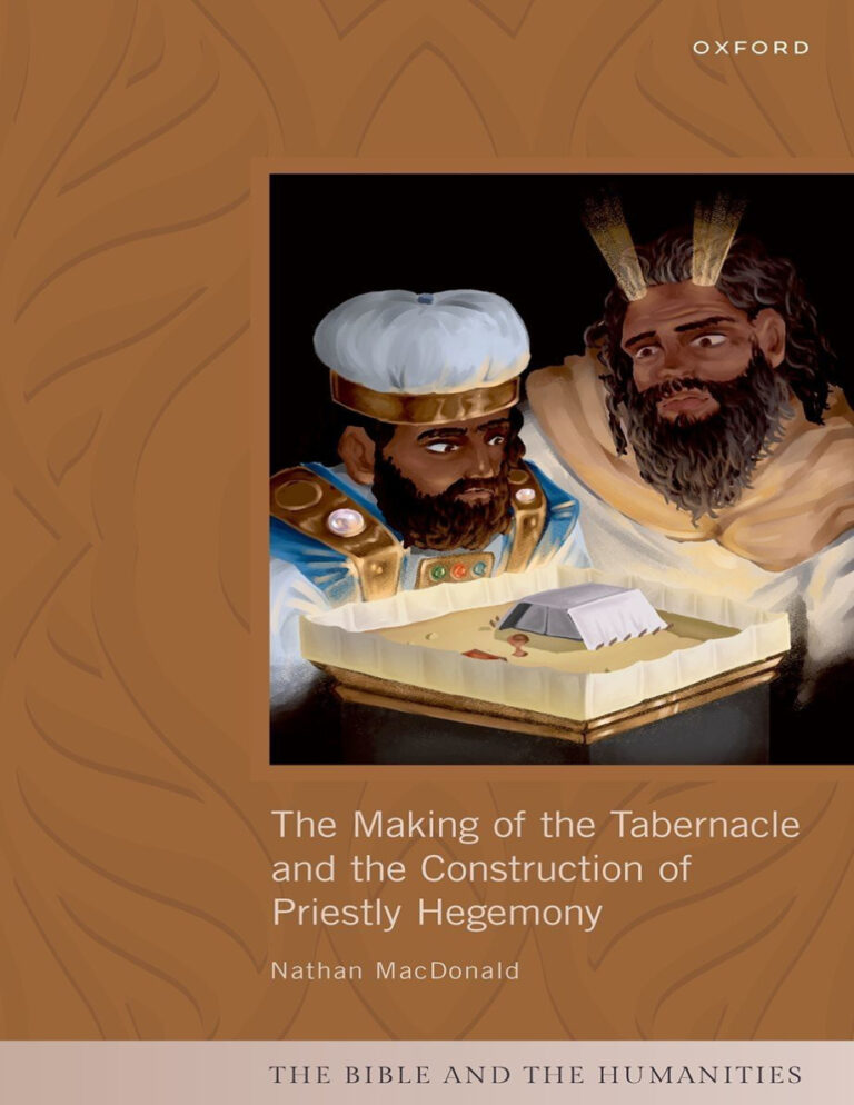 The Making of the Tabernacle and the Construction of Priestly Hegemony German Edition Nathan Macdonald Kitap Kapağı