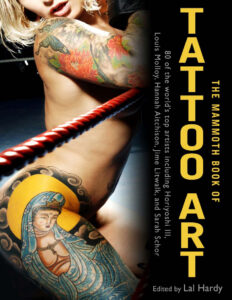 The Mammoth Book Of Tattoo Art Lal Hardy Kitap Kapağı