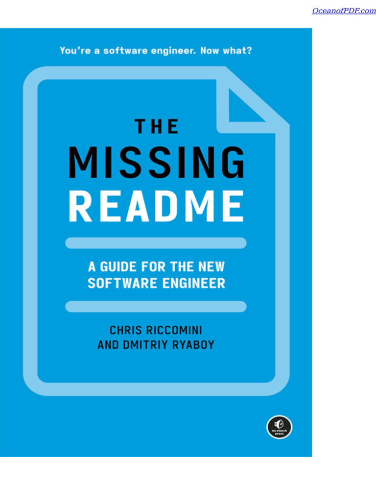 The Missing README A Guide for the New Software Engineer Chris Riccomini Kitap Kapağı