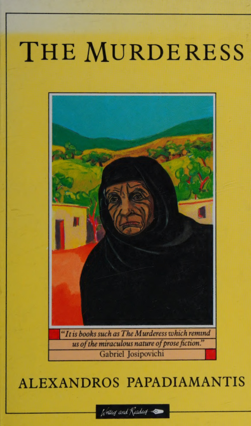 The Murderess Alexandros Papadiamantis Kitap Kapağı